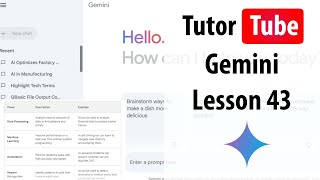 Google Gemini  Lesson 43  Giving Image Inputs [upl. by Anilatsyrc]