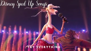 Try Everything Sped Up Zootopia TikTok Audio [upl. by Ailed763]