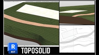 KONTUR DENGAN TOPOSOLID  REVIT 2024 [upl. by Emili]