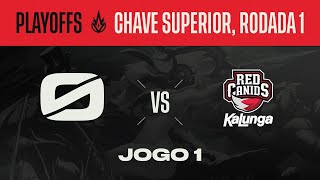 CBLOL 2024 1ª Etapa  Playoffs  RED Kalunga x LOS Jogo 1 [upl. by Nissie]