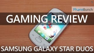 Samsung Galaxy Star Duos GTS5282 Gaming Review [upl. by Itirahc]