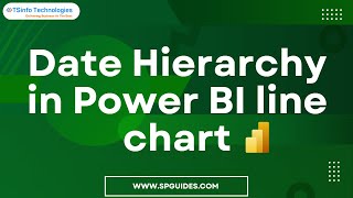 Power BI Date Hierarchy in a line chart  Microsoft Power BI tutorials  Power BI Examples [upl. by Annayoj473]