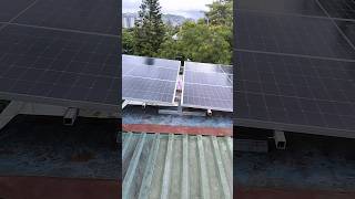 WAAREE solarpanel price 3kw solar system installation in india solarpower soldering Shorts [upl. by Ecinehs709]