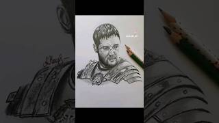 General Maximus Decimus Meridius gladiator art shorts drawing [upl. by Kristianson]