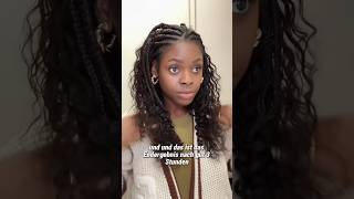 How to FULANI BRAIDS  Macht meine Haare mit mir fulanibraids cornrows afrohaare shorts [upl. by Anrym]