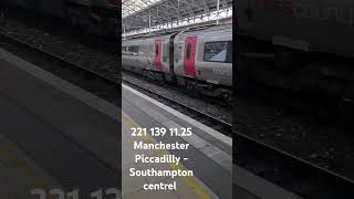 221 139 departing Manchester Piccadilly [upl. by Tallbott]