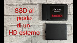 Un SSD da utilizzare come HD esterno [upl. by Gaw]