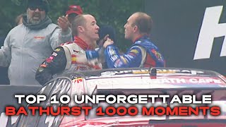 The Top 10 Unforgettable Bathurst 1000 Moments  2024 Repco Supercars Championship [upl. by Nesline84]