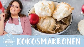 Kokosmakronen  Kokosbusserl  Plätzchen 🎅🎄– das leckerste Rezept I Einfach Backen [upl. by Buatti883]