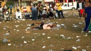 Crazy Jamaican Woman at Reggae Sumfest 2009 [upl. by Arahsat]