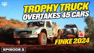 Trophy Truck OVERTAKES 45 Cars  Finke 2024 Episode 2  Race Day 1 [upl. by Ginevra]