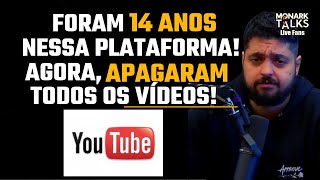 MONARK FAZ DESABAFO SOBRE O BANIMENTO NO YOUTUBE monarktalks monarktalkslive [upl. by Harve]