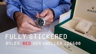 ROLEX SeaDweller SD43 126600 50th Anniversary [upl. by Adnalra]