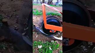 Weeding tiller Manganese steel blade Do farm work Rural life Electricitymoving toolsviralvideo [upl. by Aulea784]