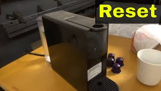 How To Reset Nespresso Essenza Mini Coffee MachineEasy Tutorial [upl. by Wolpert]