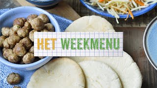 Het Weekmenu 2  Lamsgehaktballetjes met tzatziki  Dominique Persoone [upl. by Kathryne]