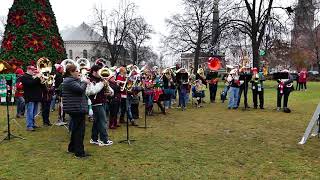 Merry Tuba Christmas Jingle Bells in Morristown [upl. by Leighton698]