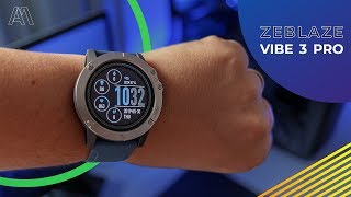 SMARTWATCH CUSTO BENEFÍCIO  ZEBLAZE VIBE 3 PRO [upl. by Ardnasil]