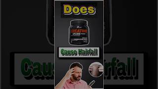 Does creatine cause hair fall 🤔 shorts facts yputubeshorts viralshort [upl. by Ahselaf131]