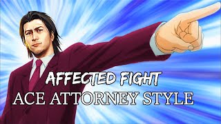 Affected Fight but its Ace Attorney  Yakuza  Like a Dragon X Phoenix Wright [upl. by Aikyt479]