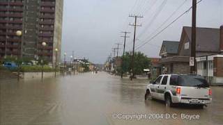 Flood Photos from July 15 2004 Peterborough Ontario Canada [upl. by Joachima]