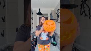 Halloween కి Pumpkin carving 🎃 minivlog shorts halloween telugu usa reels funnyshorts [upl. by Llemmart517]