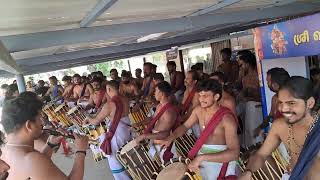 Wonderful Panchari Melam performed by Kaloor Unnikrishnan and team  Puthuppariyaram Palakkad [upl. by Paolina]