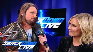 AJ Styles has a message for quotKamiquot SmackDown LIVE Jan 16 2018 [upl. by Atekan]