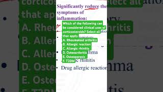 Clinical uses of corticosteroids [upl. by Ahsac]