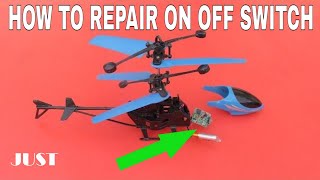 repairing a mini kids helicopter helicopter repair toy helicopter repairing video [upl. by Leifeste]