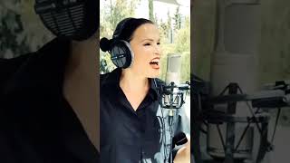 Operatic parts is INSANE  Tarja Turunens cover of Angels by Within Temptation sharon den adel [upl. by Novanod]