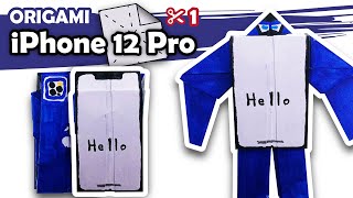 How to make a Transforming iPhone 12 Pro Origami Transformer [upl. by Campbell]