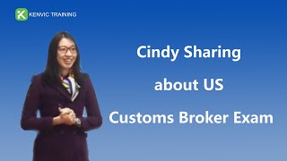 Cindy Sharing about October 2017 of US Customs Broker Exam [upl. by Sara-Ann]