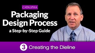 Creating a Package Dieline  Packaging Design Process  Video 3 of 8 [upl. by Alimhaj]