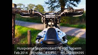 Husqvarna Supermotard FE 450 Supermoto 2014 A2 Rijbewijs [upl. by Monteria996]