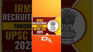 New update  IRMS exam through ESE 2025 ese irms railway upsc ies [upl. by Cass]