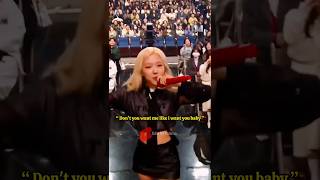 Rosé sing APT ❤️🥰 With lyrics blackpink rosé apt editbyfatima shorts [upl. by Benedicto]