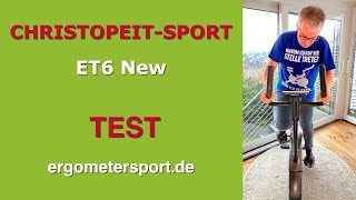 Christopeit ET6 New Ergometer Test ergometersport [upl. by Lantha]