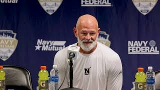 Navy Football Postgame News Conference Notre Dame [upl. by Baumann]