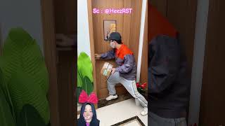 ALARM PENAHAN PINTU ANTI MALING ⁉️ HeezRST shorts funny dubbing [upl. by Nilok]