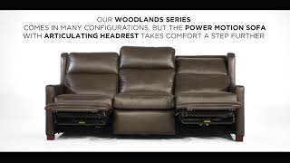 Stickley transformers Woodland Power Motion Sofa [upl. by Noorah496]