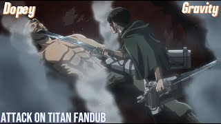 Levi vs Beast Titan Fandub [upl. by Ailedroc614]