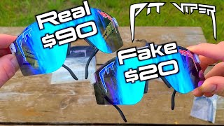 How to Tell the Difference Between REAL and FAKE Pit Viper Sunglasses  READ DESCRIPTION [upl. by Solberg]