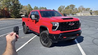 2024 Chevrolet Silverado 2500HD ZR2 Start Up Test Drive Walkaround POV and Review [upl. by Shurlocke]