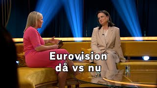 Petra Mede om Eurovision då vs nu [upl. by Giulio589]