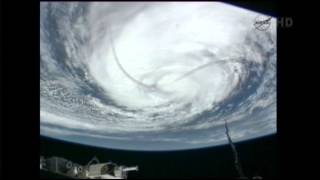 Raw Video Space Station View of Isaac [upl. by Gil]