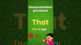 Demonstrative pronouns in English pronouns demonstrativepronouns learningenglish ielts [upl. by Sivraj]