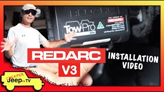 How to install the REDARC TowPro Elite V3 Trailer Brake Controller  Jeep WranglerJL or Gladiator JT [upl. by Aivul]