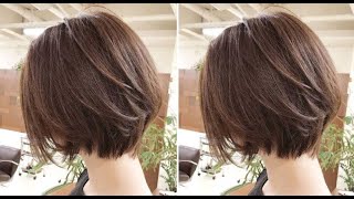 Easy Short Bob Haircut with Layers amp Graduation Full Tutorial Step by Step  Long to Bob Hair [upl. by Aivat]