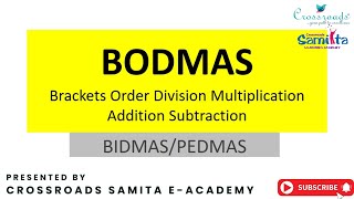 BODMAS  Part 1 maths education bodmas [upl. by Sparke]